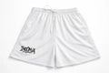 InsOmia mesh short- white(black sign) - InsOmia