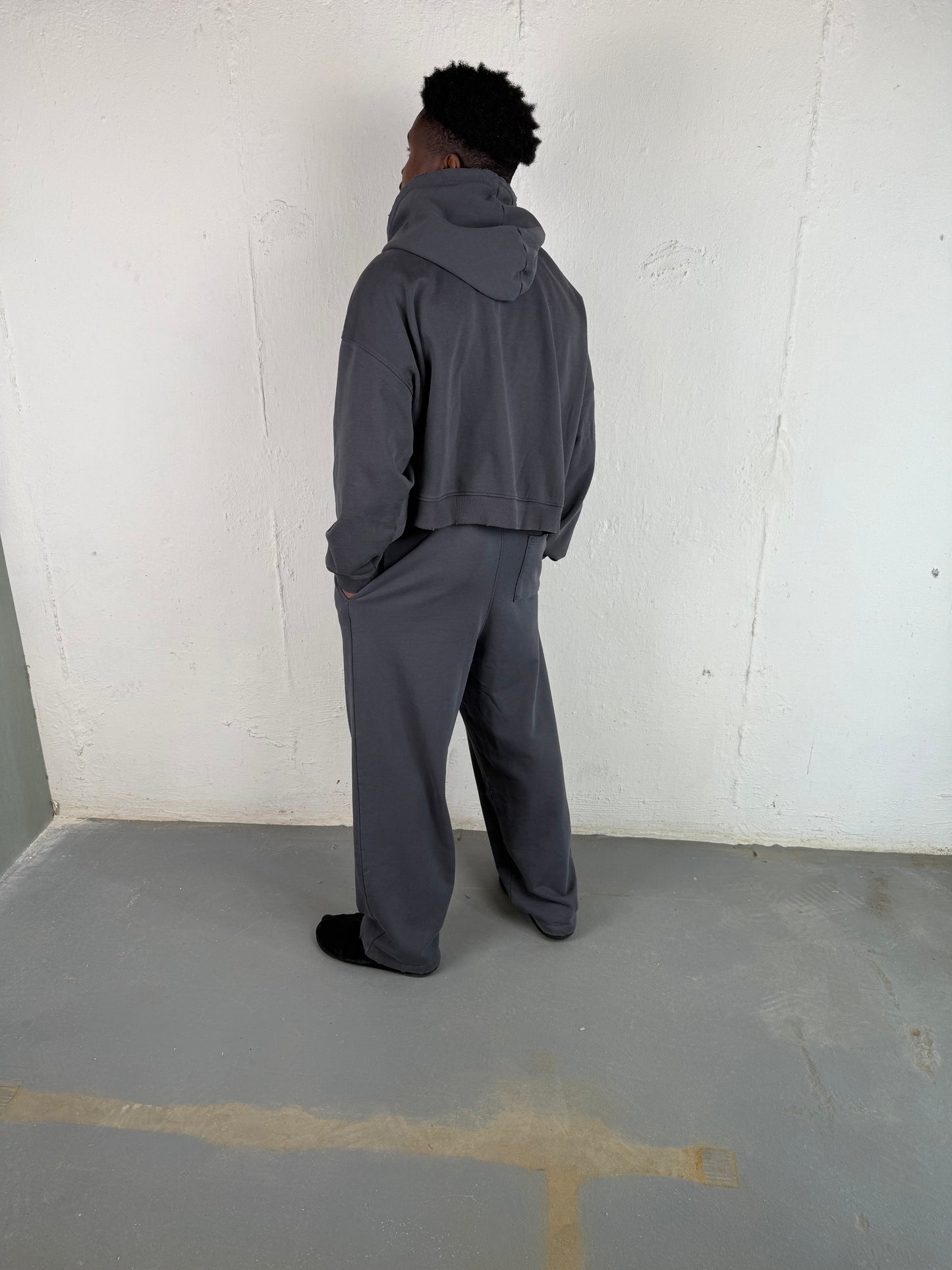 InsOmia Signature Heavyweight Fleece Sweatsuit set, Color Shadow