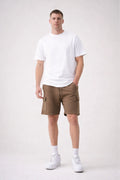 InsOmia Premium Gray Cargo Sweat Shorts – Relaxed Fit Streetwear Essential - InsOmia