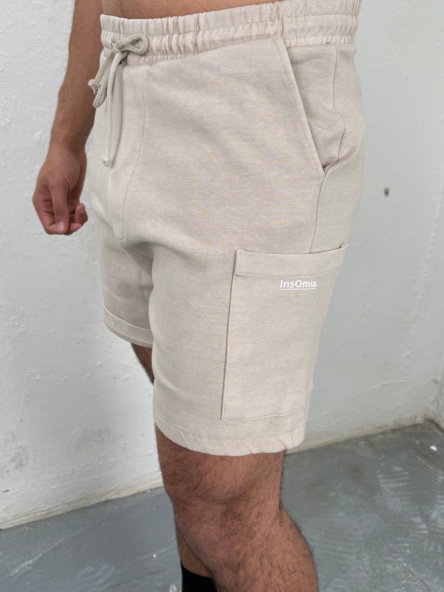 InsOmia short set Beige