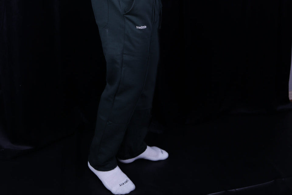 InsOmia Signature Sweatpants, Color Dark Green