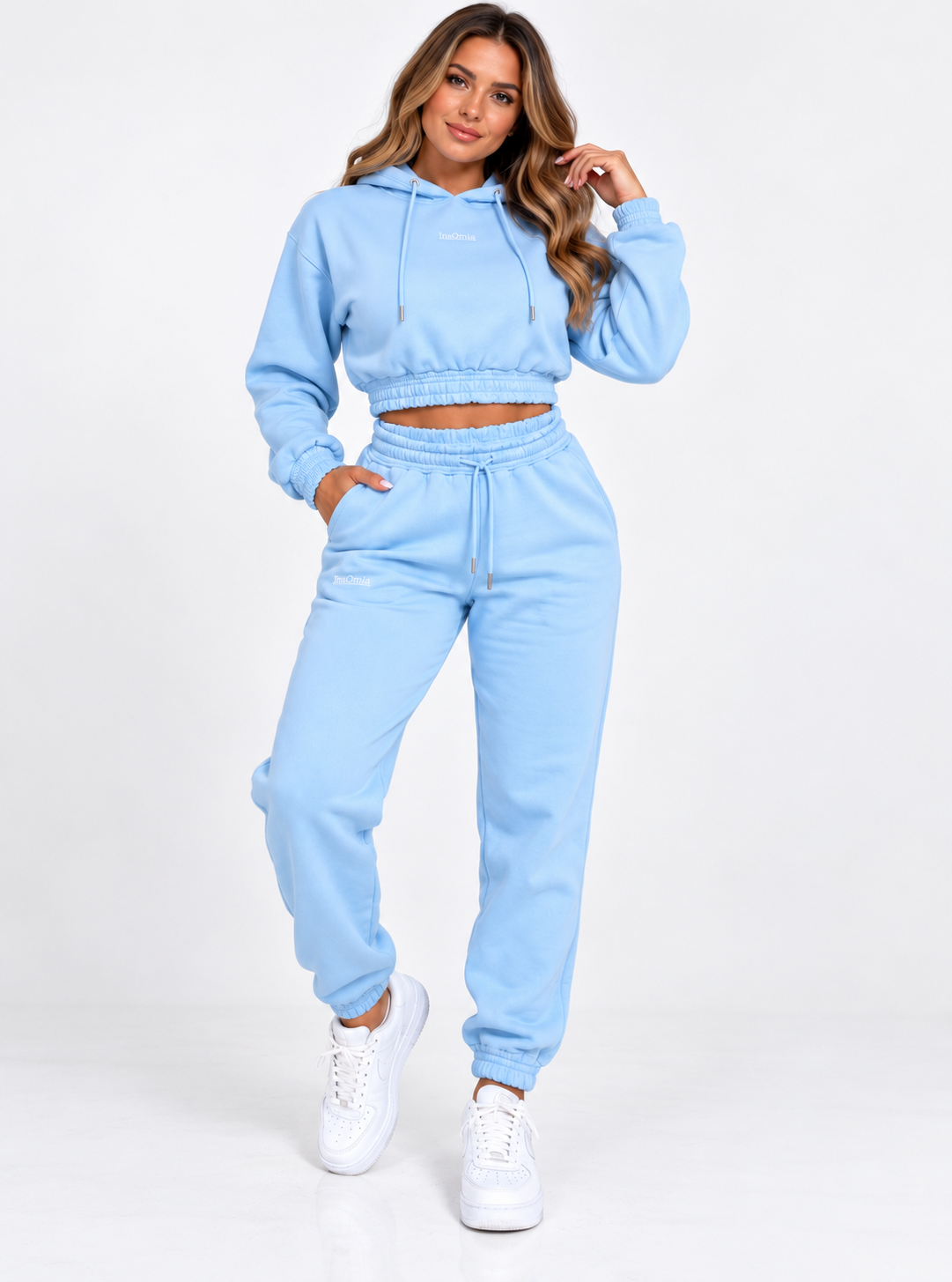 InsOmia Women's Fleece Jogger Sweatpants