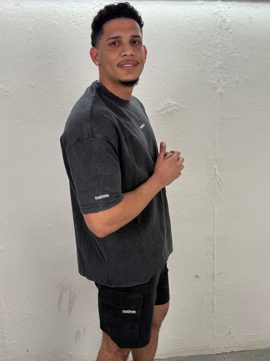 InsOmia T-shirt short set Black