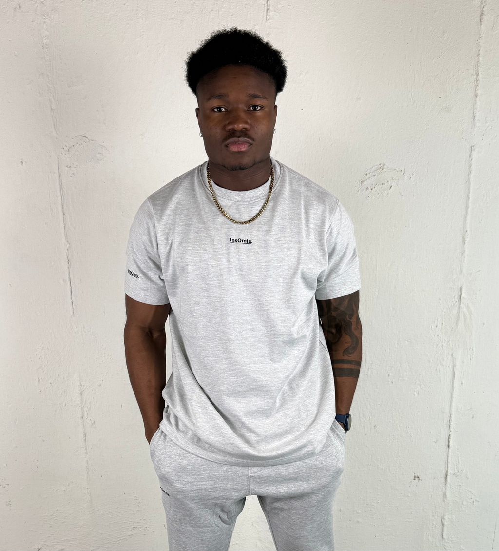 InsOmia Signature Heavyweight Grey T-shirt