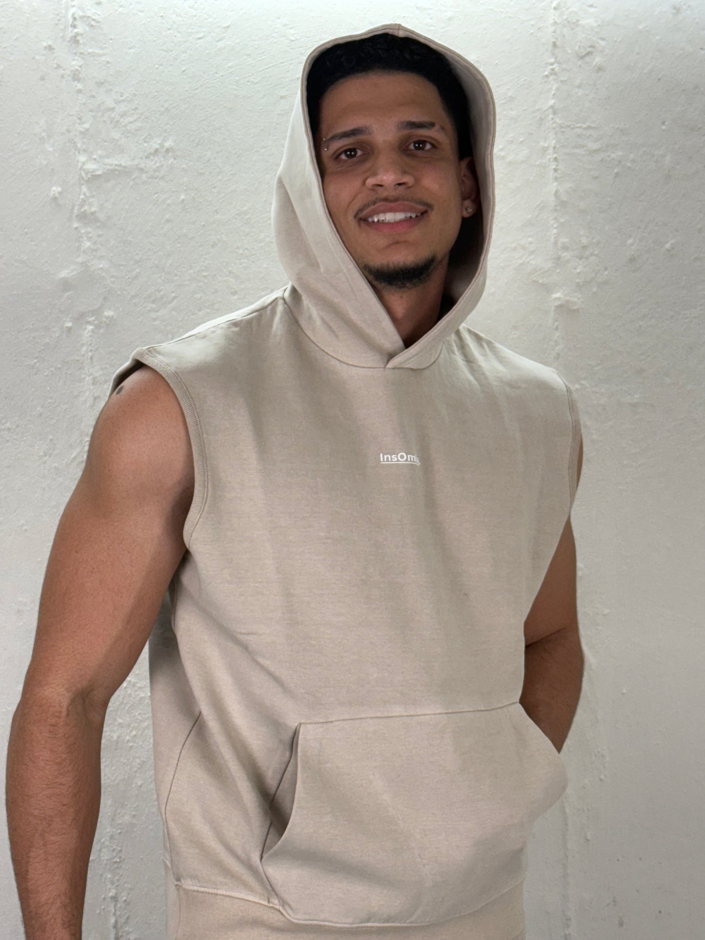 InsOmia short set Beige
