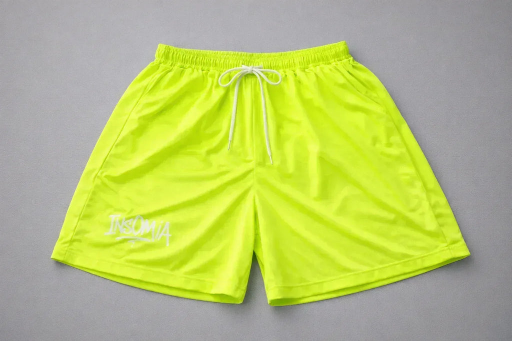 InsOmia mesh short- brights electric green - InsOmia