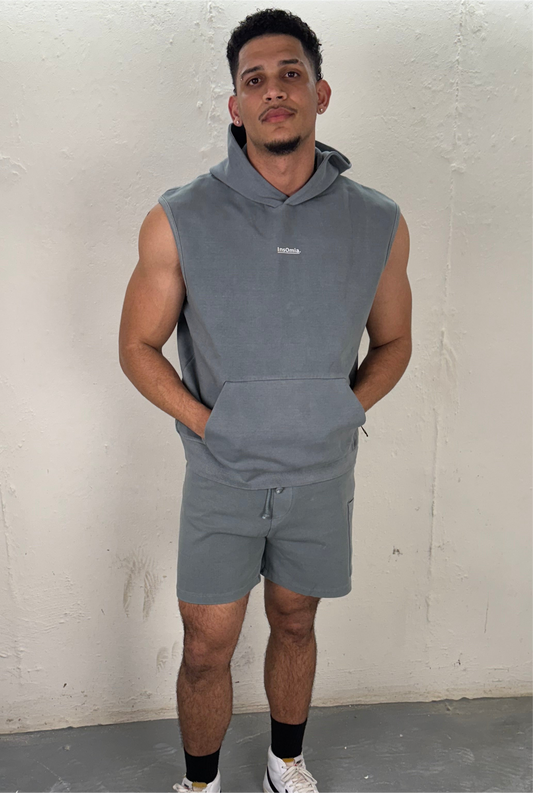 InsOmia short set Gray