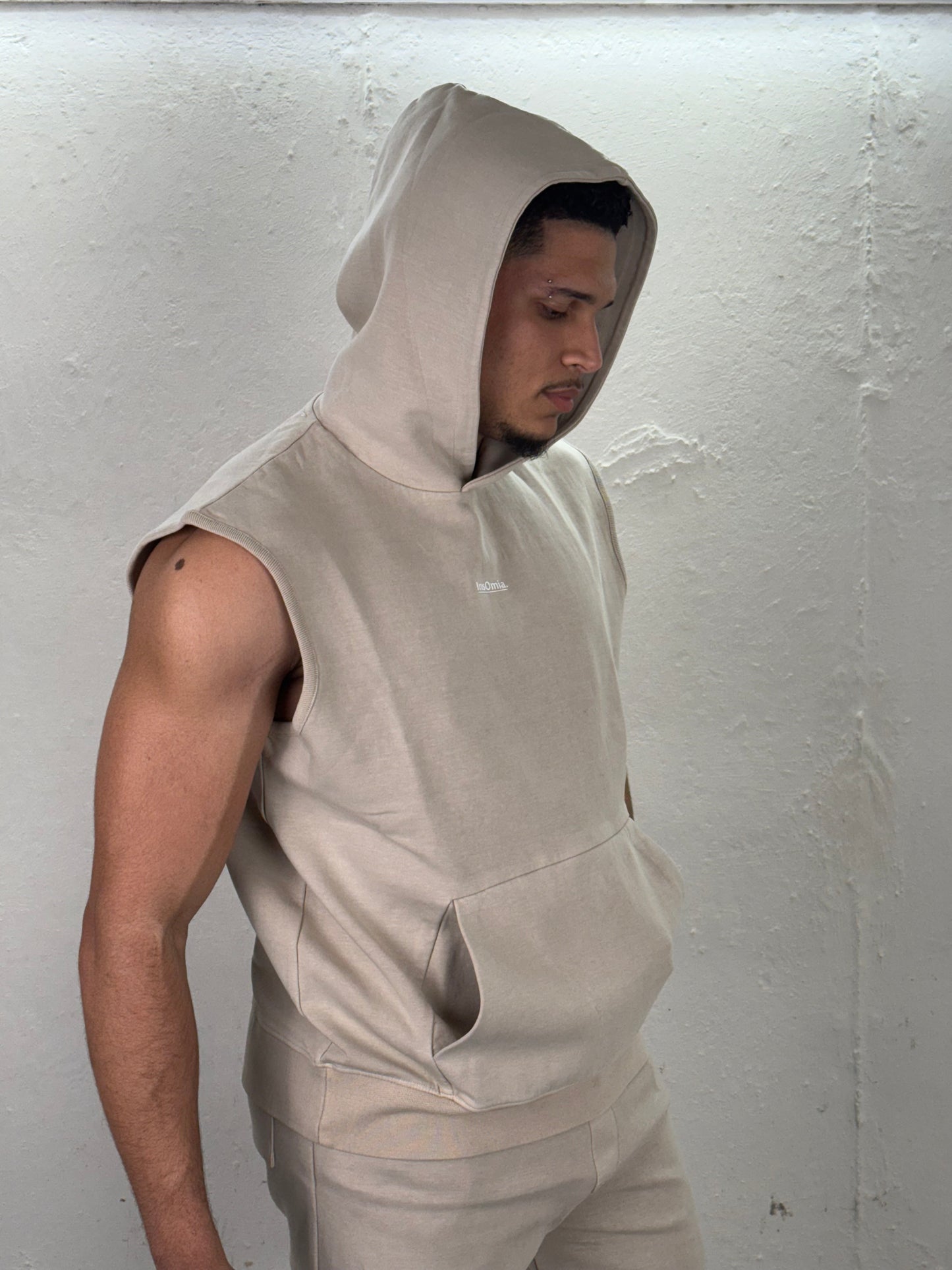 InsOmia short set Beige