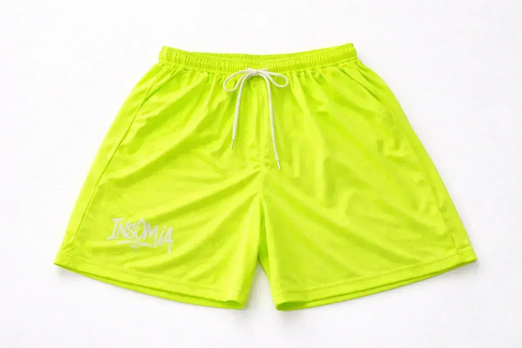 InsOmia mesh short- brights electric green - InsOmia
