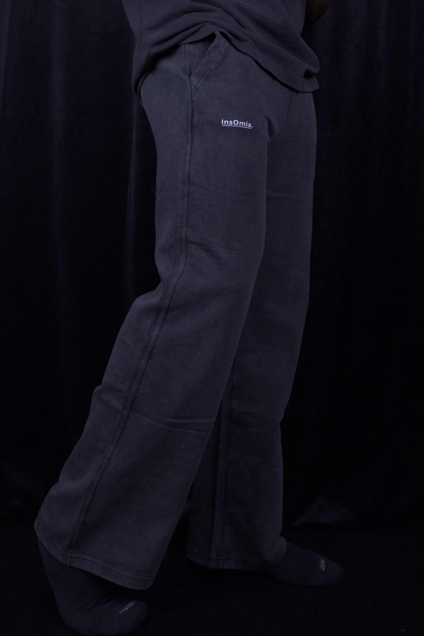 InsOmia Signature Sweatpants Color Black