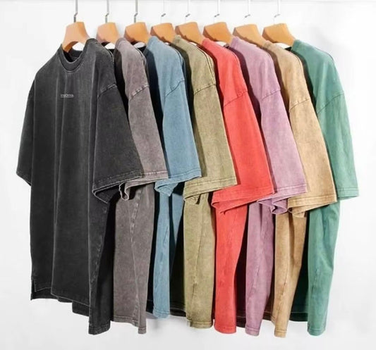 InsOmia Signature Garment Dyed t-shit 230GSM