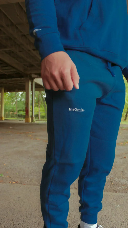 InsOmia Classic Navy Tracksuit Set – Hoodie & Joggers - InsOmia