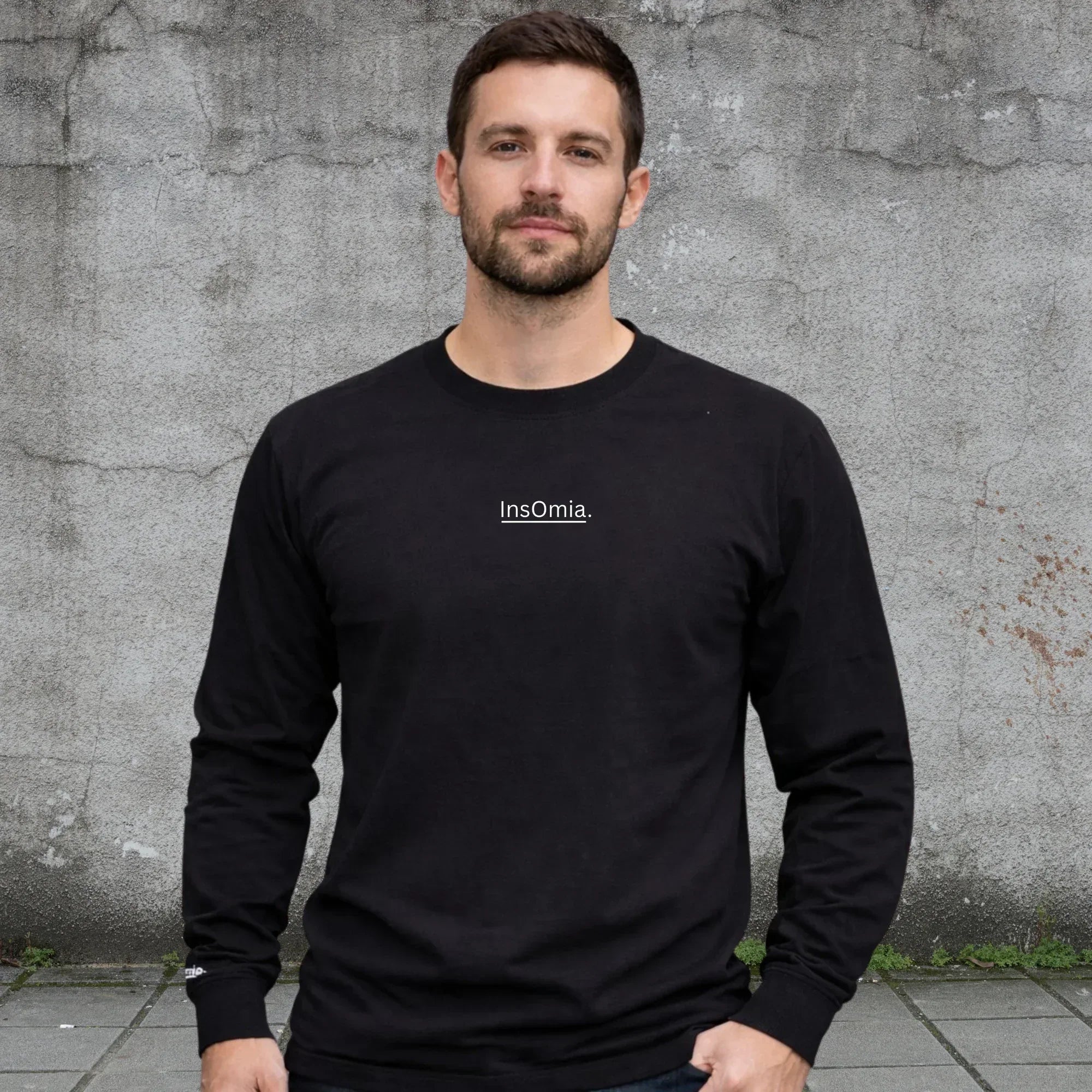 InsOmia Classic Long Sleeve Tee – Black - InsOmia
